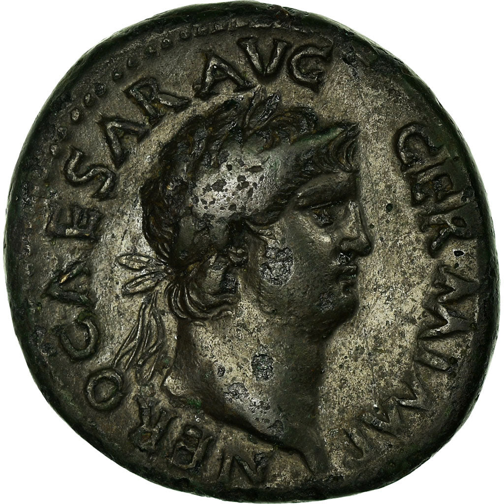 Coin, Nero, As, Roma, EF(40-45), Bronze, RIC:312
