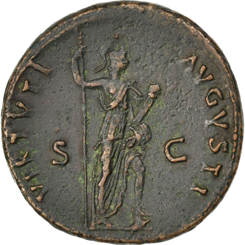 Domitian, As, Roma, AU(50-53), Bronze, RIC #709, 11.25
