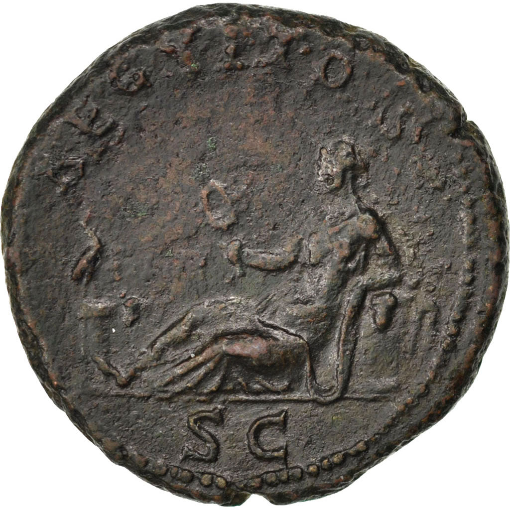 Moneta, Hadrian, As, Roma, BB, Bronzo, RIC:839