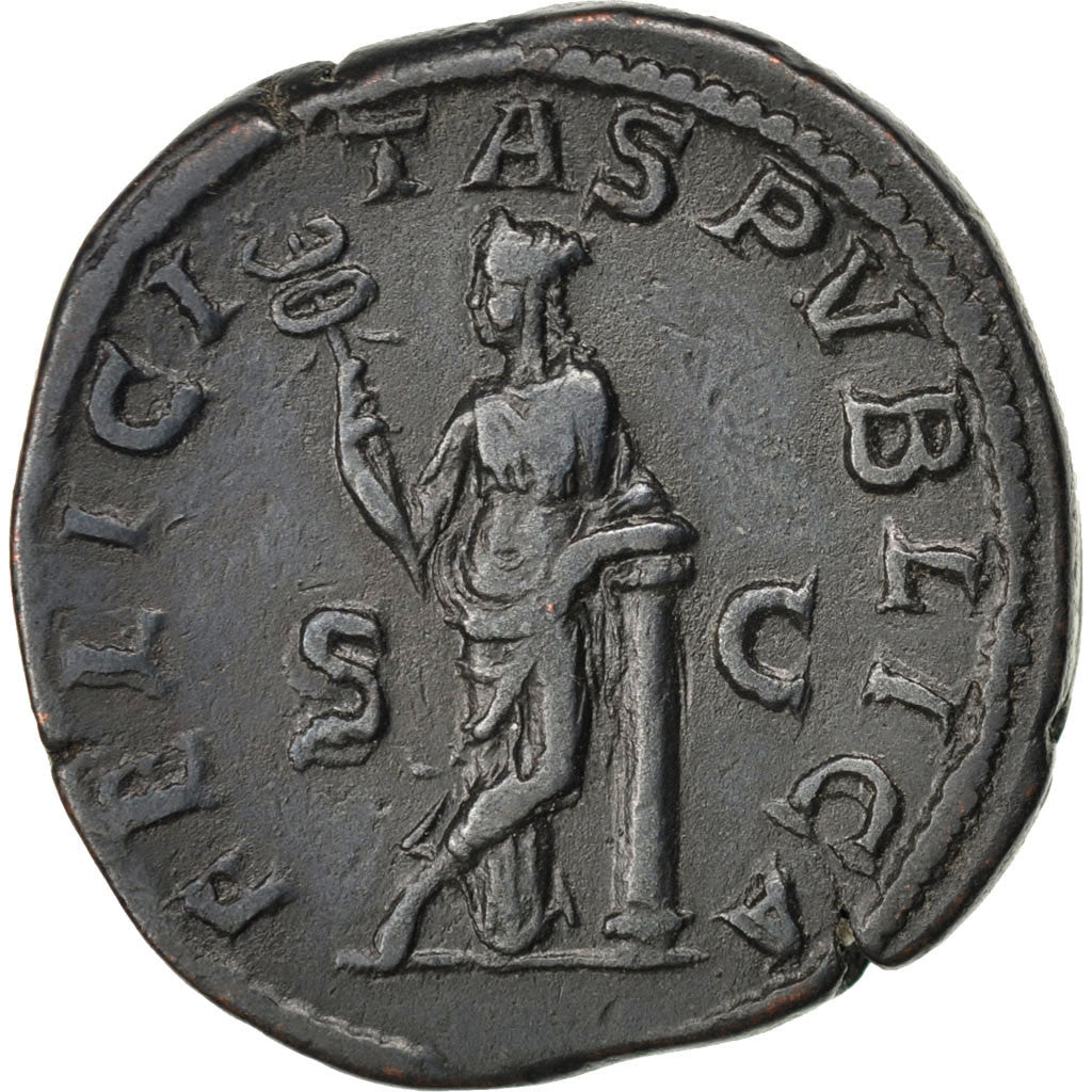 Coin, Julia Mamaea, Sestertius, 228, Roma, AU(50-53), Bronze, RIC:676