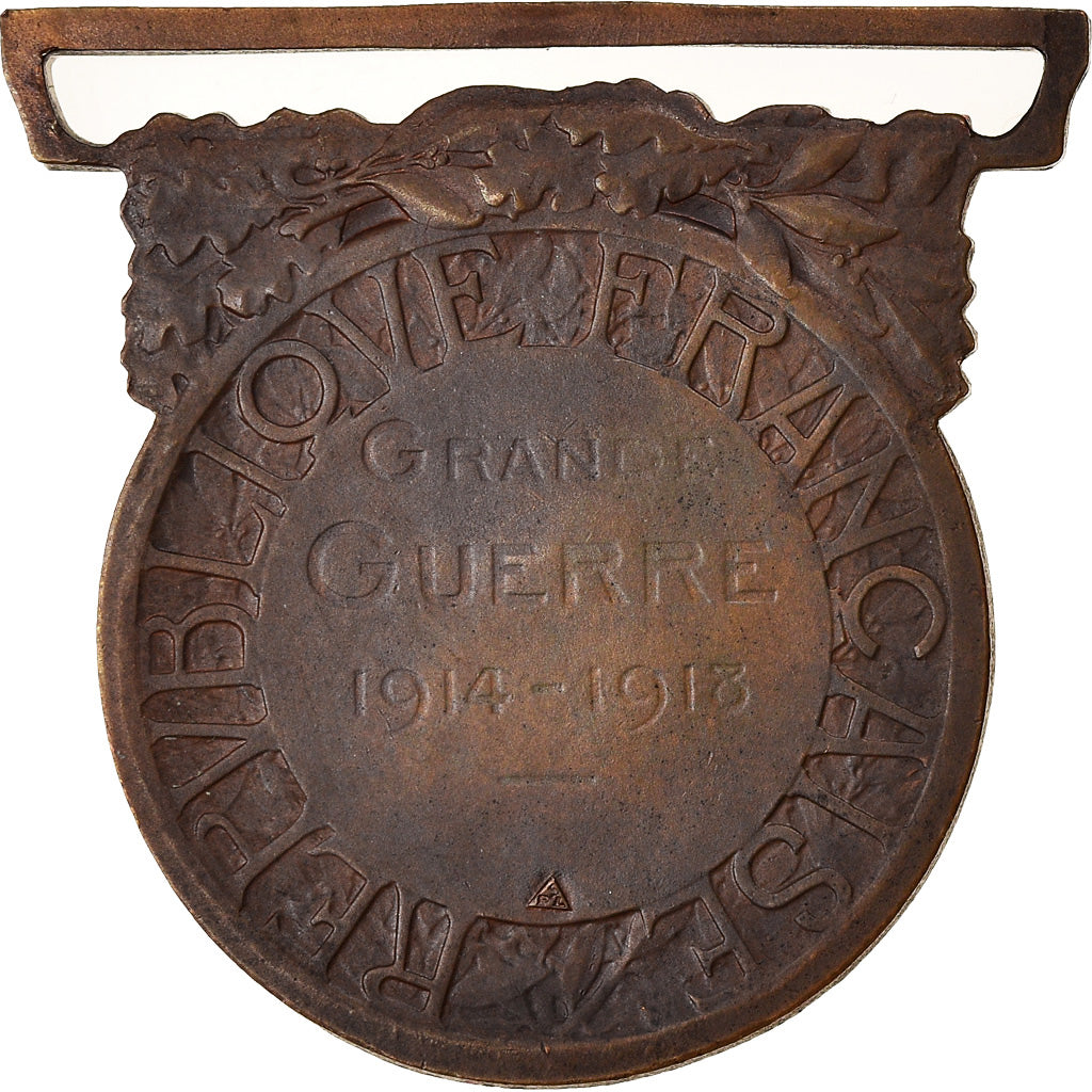 France, Grande Guerre, History, Medal, 1914-1918, Excellent Quality, Morlon