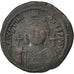Justinian I 527-565, Follis, Kyzikos, EF(40-45), Copper, Sear #207, 19.36