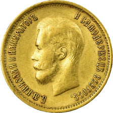 Monnaie, Russie, Nicholas II, 10 Roubles, 1899, St. Petersburg, TTB, Or, KM:64