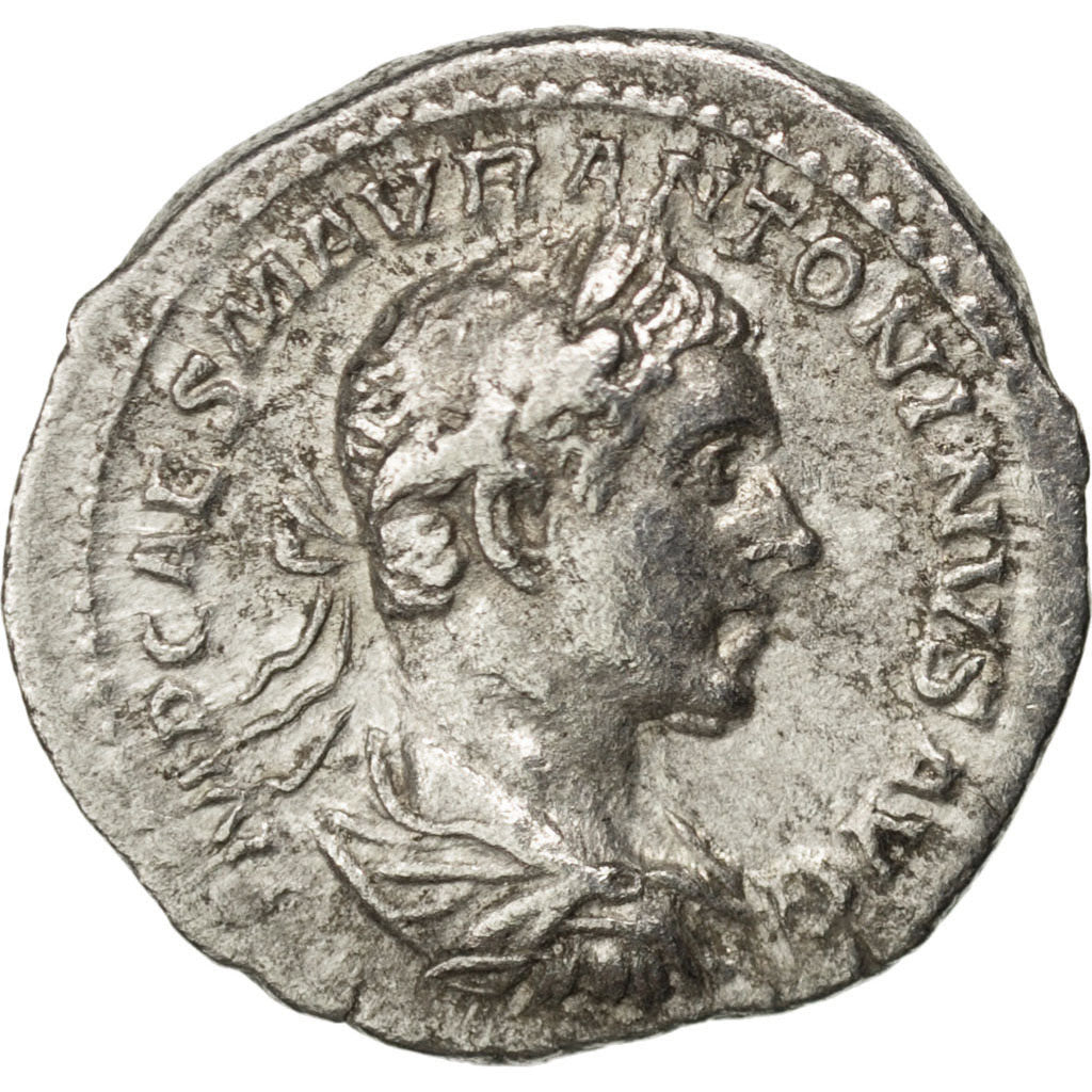 Moneta, Elagabalus, Denarius, Roma, BB, Argento, RIC:8