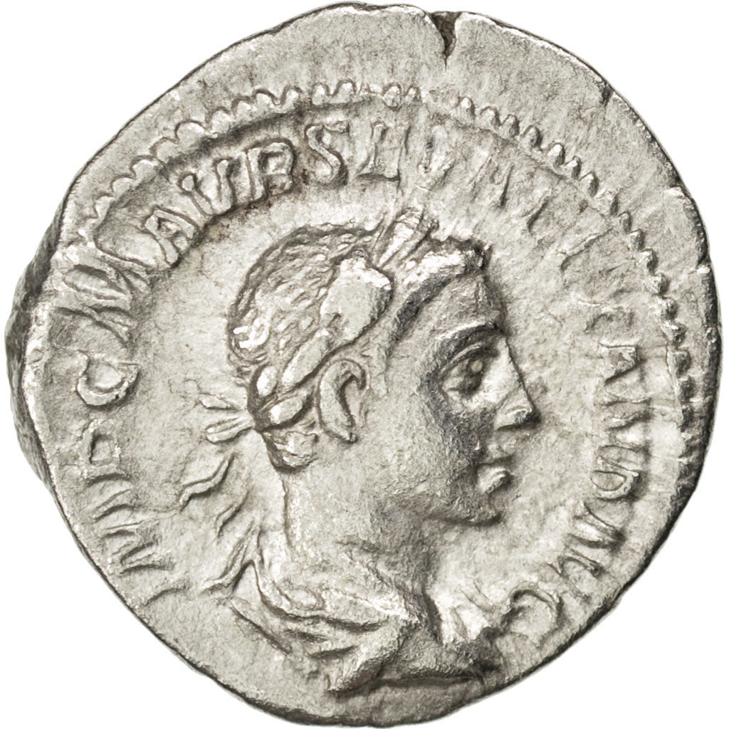 Moneta, Severus Alexander, Denarius, Roma, EF(40-45), Srebro, RIC:141