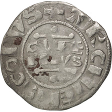 FRANCE, Denarius, Reims, AU(50-53), Silver, 0.78