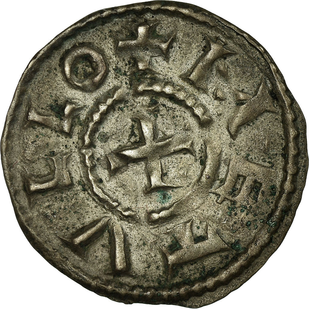 Coin, France, Obol, Melle, AU(55-58), Silver, Prou:703