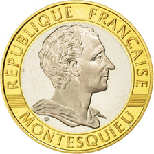 FRANCE, Montesquieu, 10 Francs, 1989, Gold, PCGS PR68DCAM, KM 969a