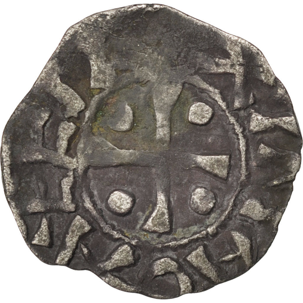 Coin, France, Denarius, VF(20-25), Silver, Boudeau:1045