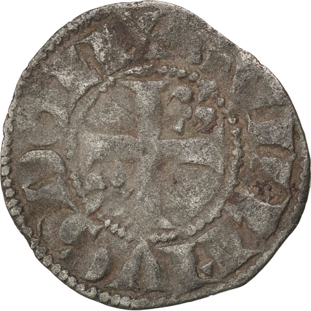 BERRI, Seigneurie de Châteauroux, Guillaume II de Chauvigny, Denier, Très rare, 