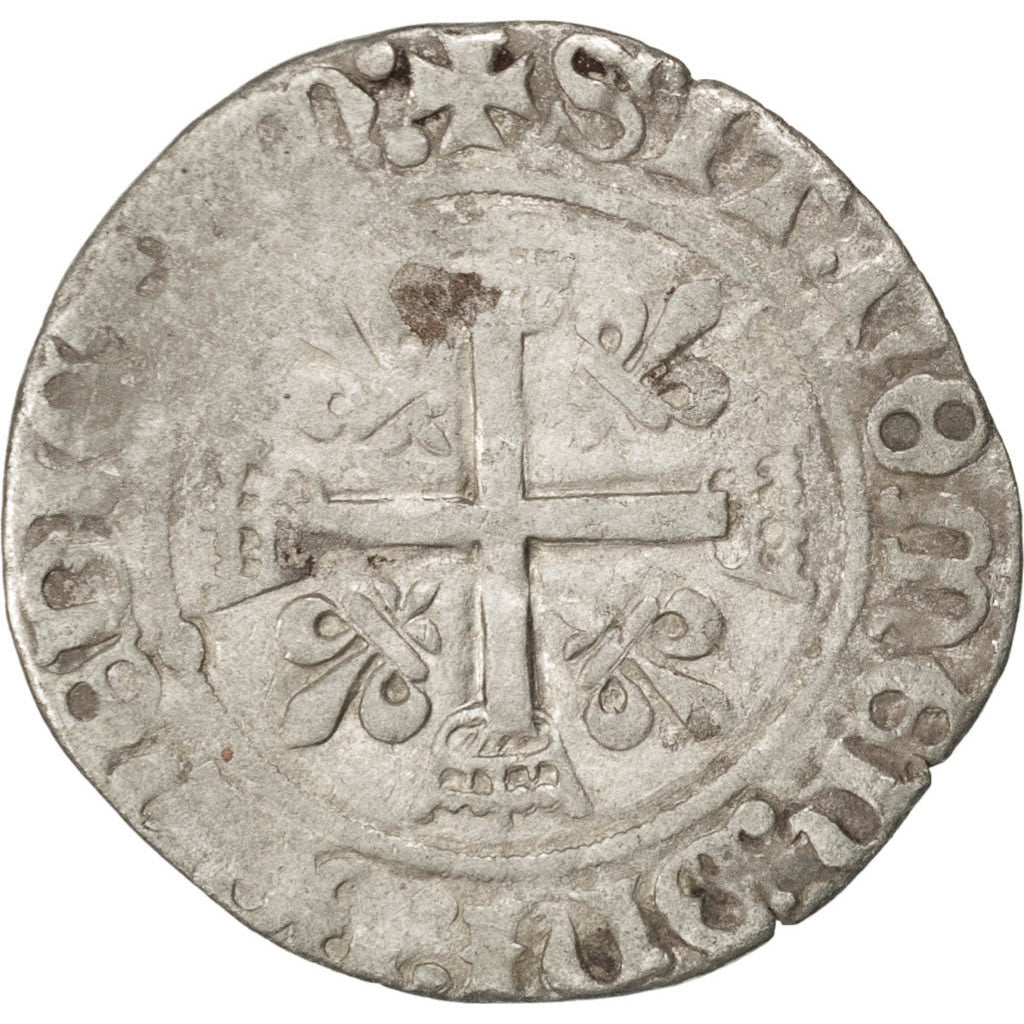 FRANCE, Karolus or Dizain, Rouen, VF(20-25), Billon, Duplessy #593, 1.88