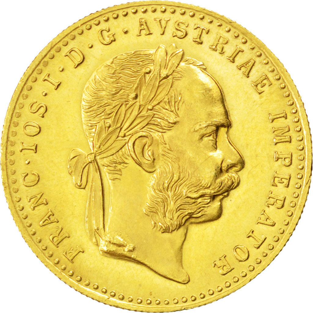 AUSTRIA, Ducat, 1915, KM #2267, MS(63), Gold, 3.51