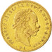 HUNGARY, 4 Forint 10 Francs, 1884, KM #466, EF(40-45), Gold, 3.19