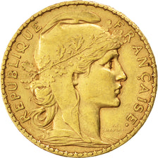 FRANCE, Marianne, 20 Francs, 1899, KM #847, EF(40-45), Gold, Gadoury #1064, 6.48