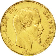 Second Empire, 50 Francs or Napoléon III tête nue, 1857 A, Paris, Gadoury 1111