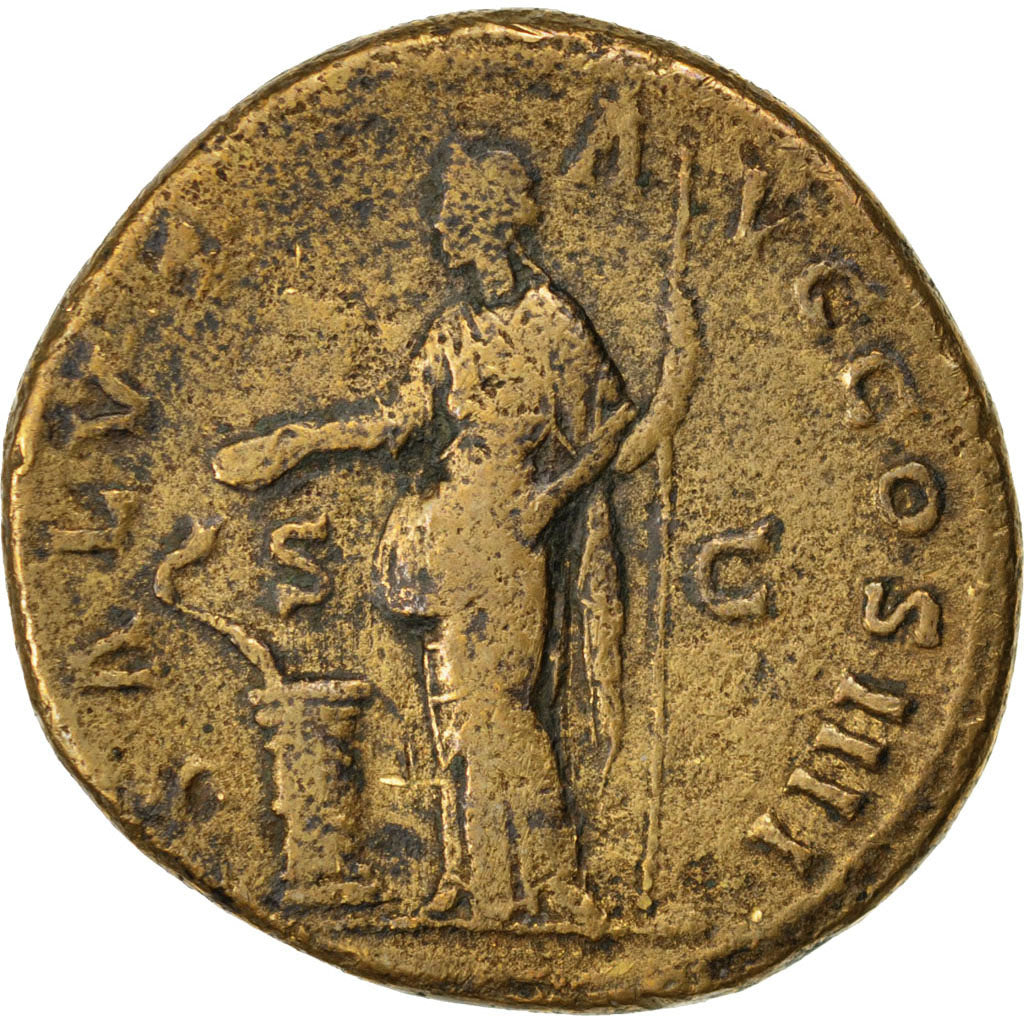 Antoninus Pius, Sestertius, Roma, VF(30-35), Bronze, RIC #906, 22.04