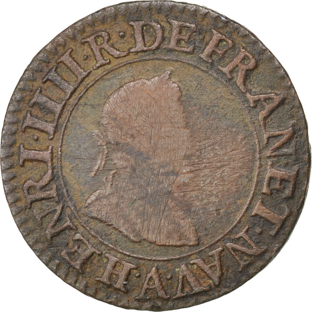 Henri IV, Double Tournois, 1606/5 A, Paris, CGKL 222