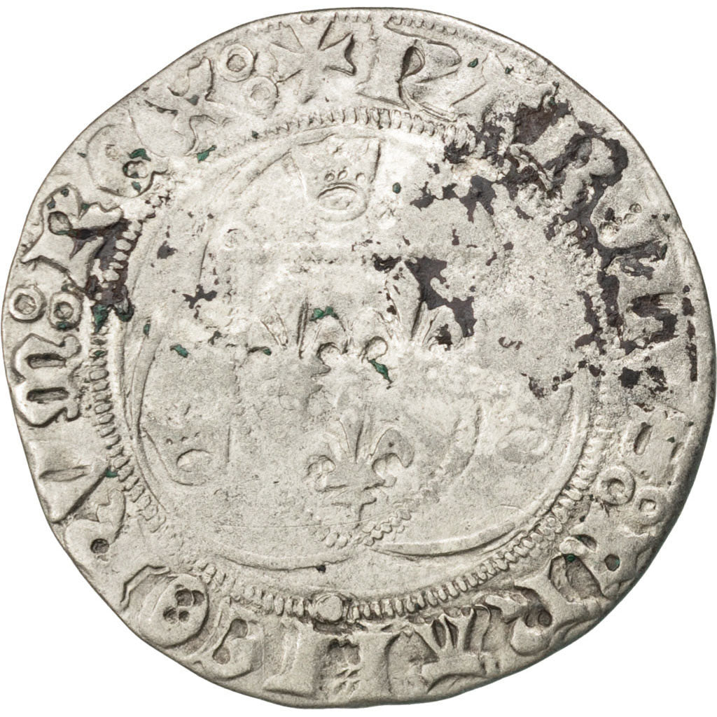 FRANCE, Blanc, Saint-Pourçain, EF(40-45), Billon, Duplessy #519, 2.75