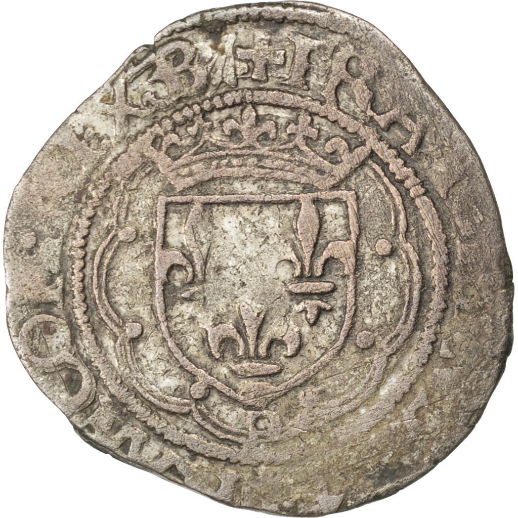 FRANCE, Douzain, Dijon, VF(20-25), Billon, Sombart #4368, 2.43