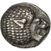 Coin, Ionia, Miletos, Obol, Miletos, AU(55-58), Silver, SNG Cop:952