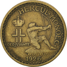 MONACO, 50 Centimes, 1926, KM #113, VF(30-35), Aluminum-Bronze, Gadoury #126,...
