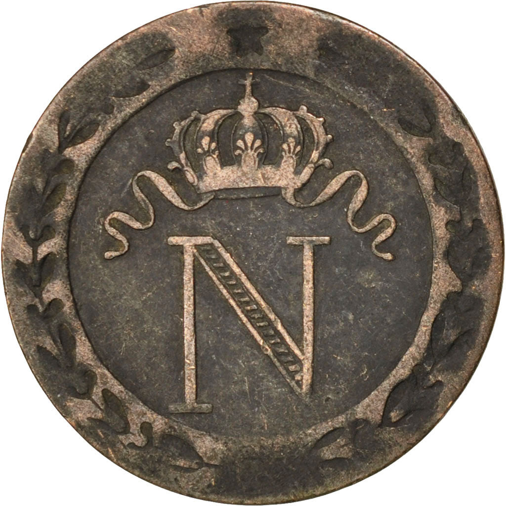 Premier Empire, 10 Centimes Napoléon Ier, 1808 W, Lille, Gadoury 190