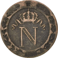 Premier Empire, 10 Centimes Napoléon Ier, 1808 W, Lille, Gadoury 190