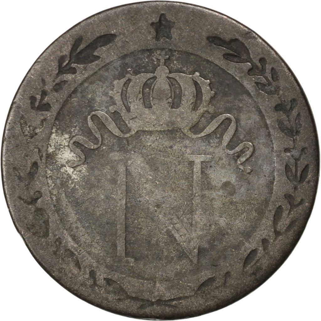 FRANCE, Napoléon I, 10 Centimes, 1809, Toulouse, KM #676.6, F(12-15), Billon, G.