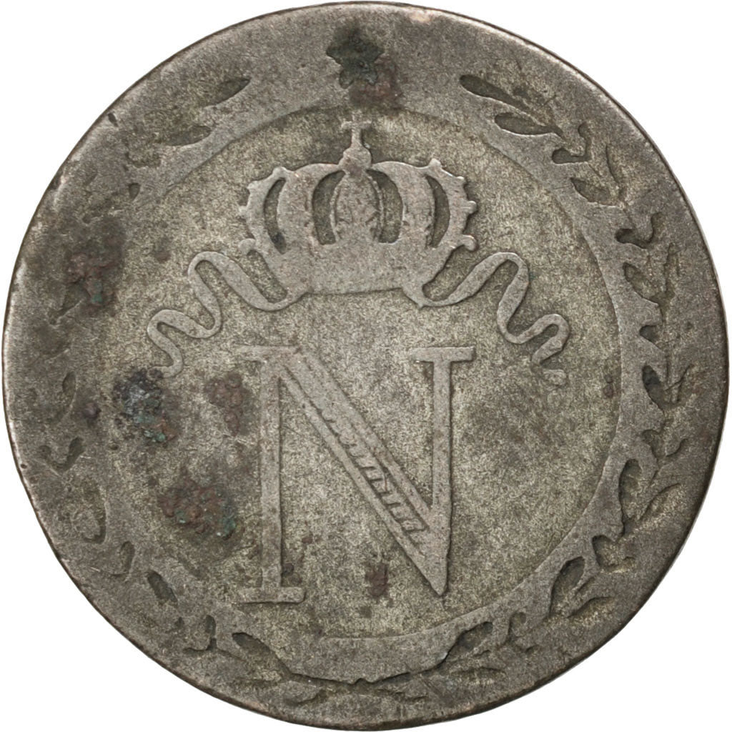 Premier Empire, 10 Centimes Napoléon Ier, 1810 B, Rouen, Gadoury 190