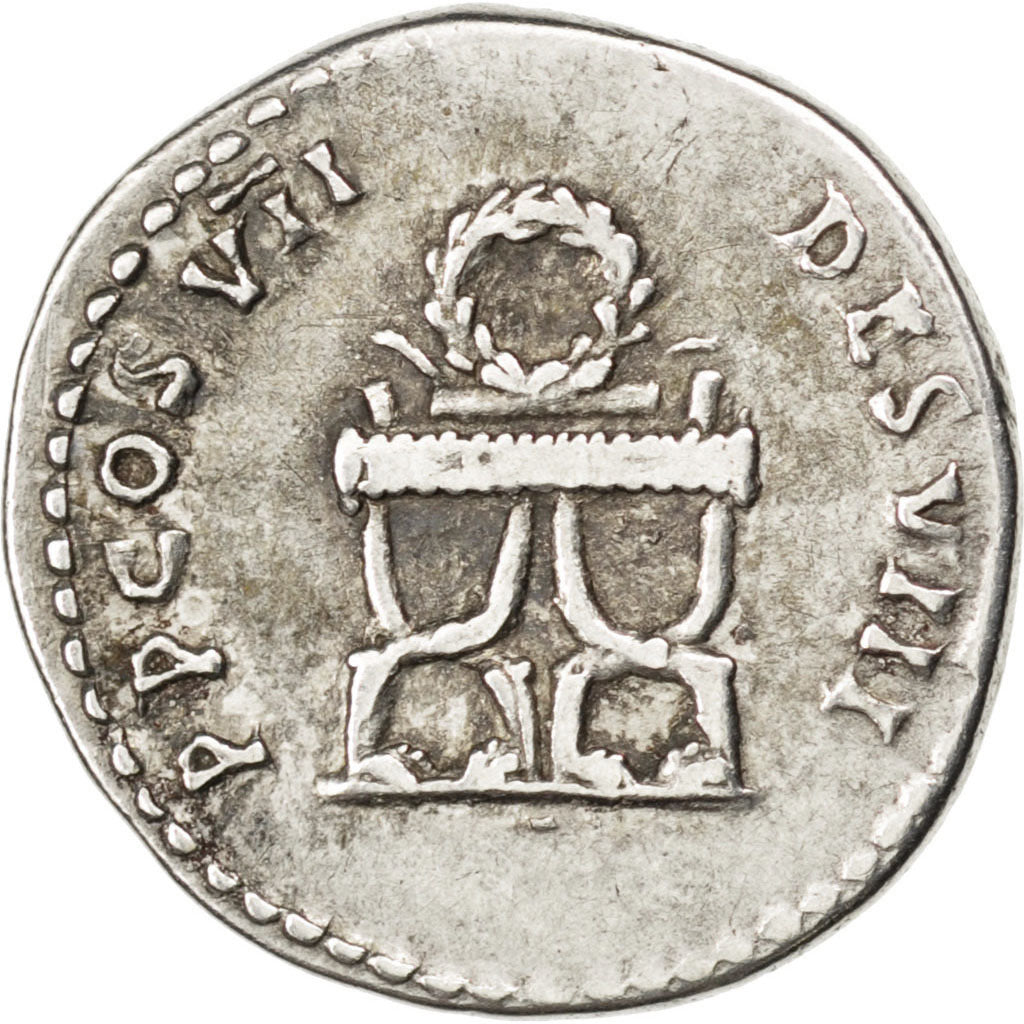 Domitian, Denarius, Roma, EF(40-45), Silver, RIC #9var, 3.39