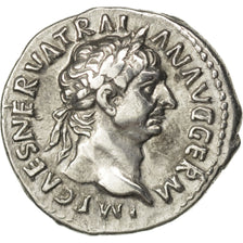 Monnaie, Trajan, Denier, Roma, TTB+, Argent, RIC:12