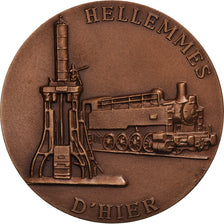 France, Medal, Ville d'Hellemmes, 1995, FIA, MS(63), Bronze