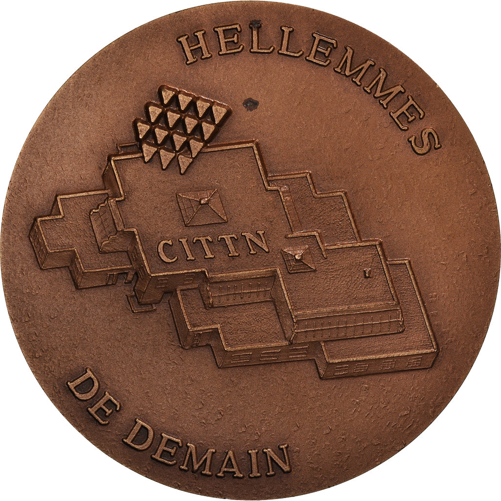 France, Medal, Ville d'Hellemmes, 1995, FIA, MS(63), Bronze