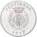 Coin, France, 5 Centimes, 1917, Perpignan, Monnaie de nécessité, AU(55-58)