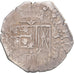 Coin, Spain, Philip II, 2 Reales, 1596, Toledo, COB, EF(40-45), Silver
