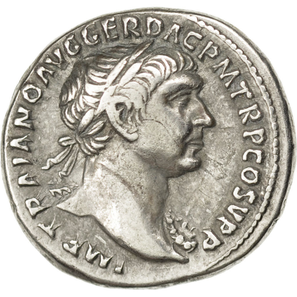 Trajan, Denarius, Roma, EF(40-45), Silver, RIC #204, 3.43