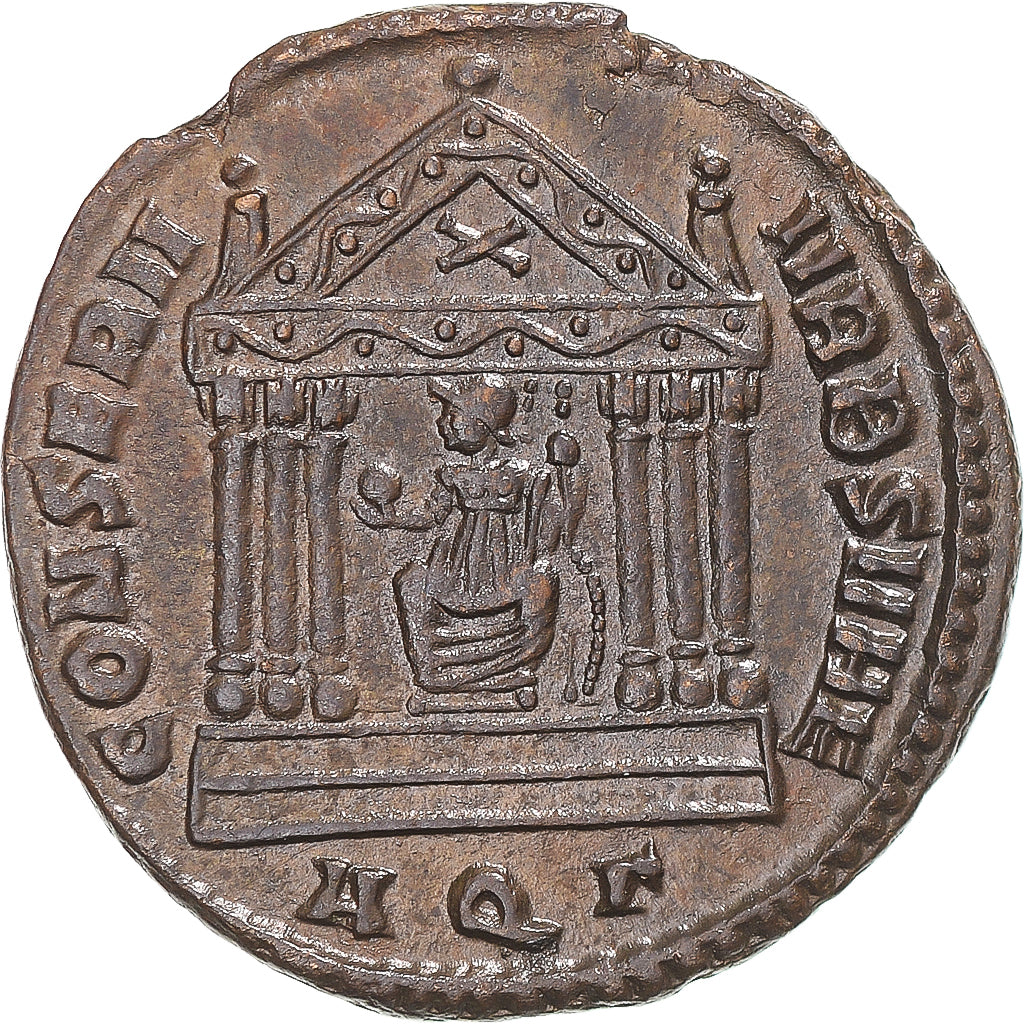 Moneda, Maxentius, Fraction Æ, 307, Aquileia, EBC, Cobre, RIC:116