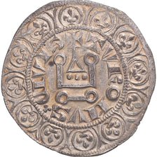Coin, France, Philip V, Gros Tournois, 1318-1322, AU(55-58), Silver, Gadoury:238