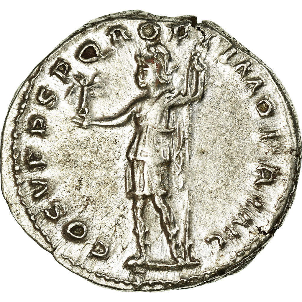 Coin, Trajan, Denarius, Roma, AU(55-58), Silver, RIC:115