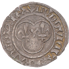Munten, Frankrijk, Louis XI, Denier Tournois, 1461-1483, Rouen, ZF+, Billon