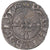 Moneda, Francia, Charles VI, Denier Parisis, 1385-1422, BC+, Vellón