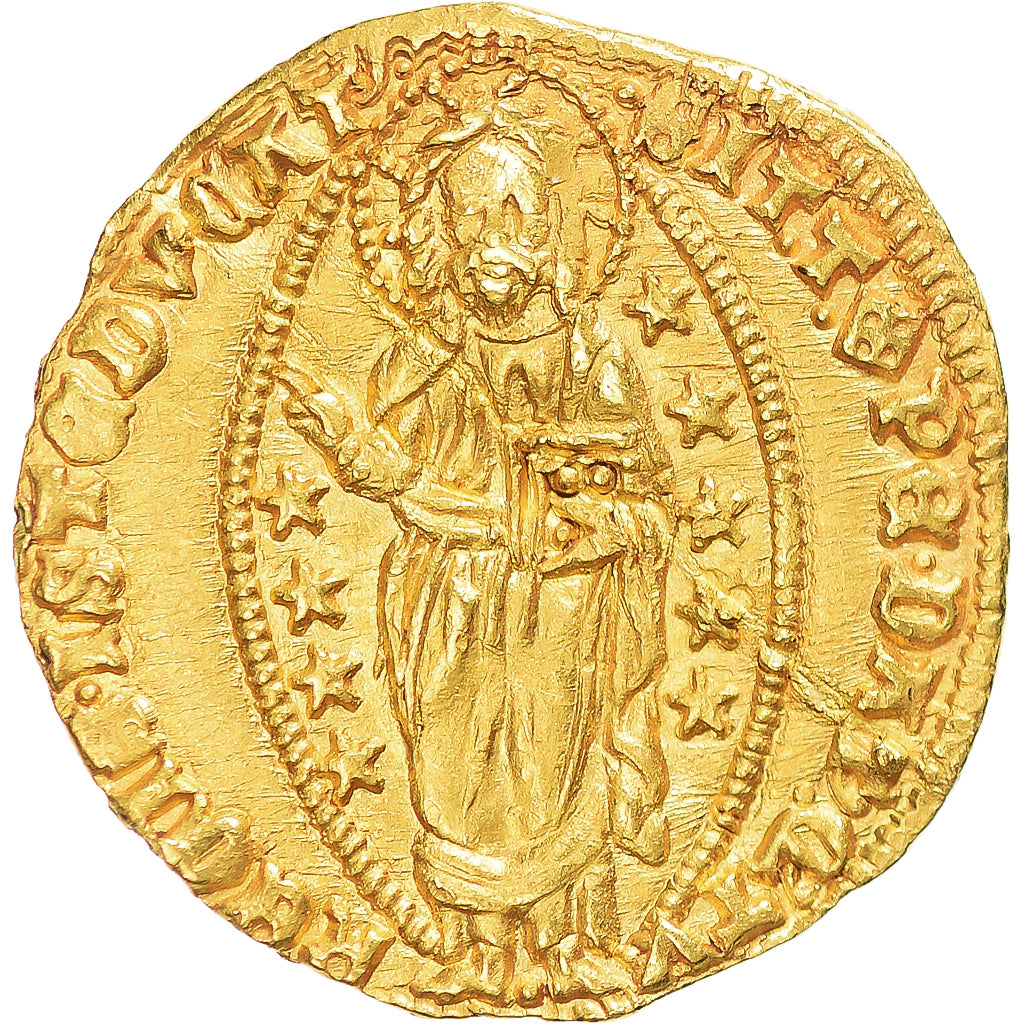 Coin, ITALIAN STATES, VENICE, Michele Steno, Zecchino, 1400-1413, Venice