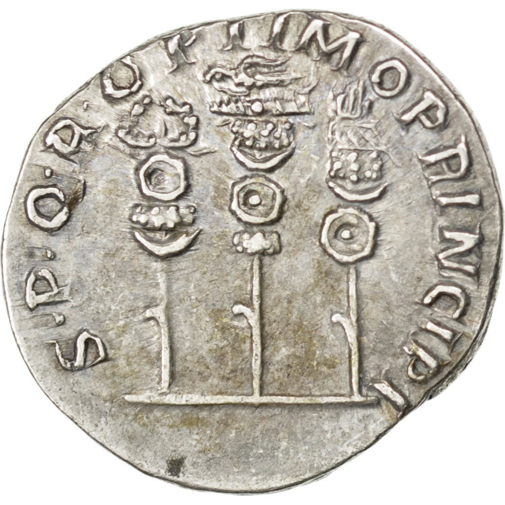Trajan, Denarius, Roma, AU(50-53), Silver, RIC #294, 3.26