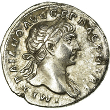 Moneta, Trajan, Denarius, Roma, EF(40-45), Srebro, RIC:128
