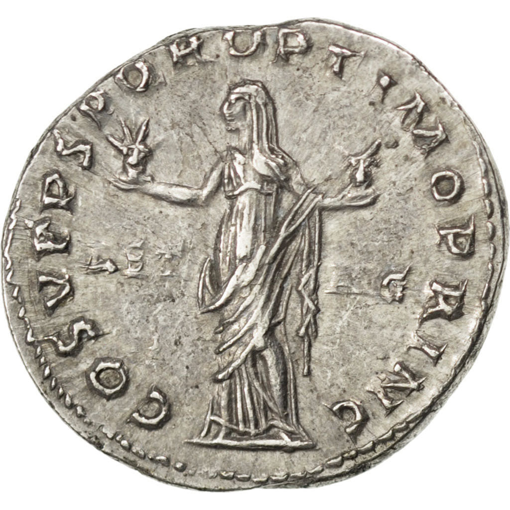 Trajan, Denarius, Roma, AU(55-58), Silver, RIC #91, 3.60