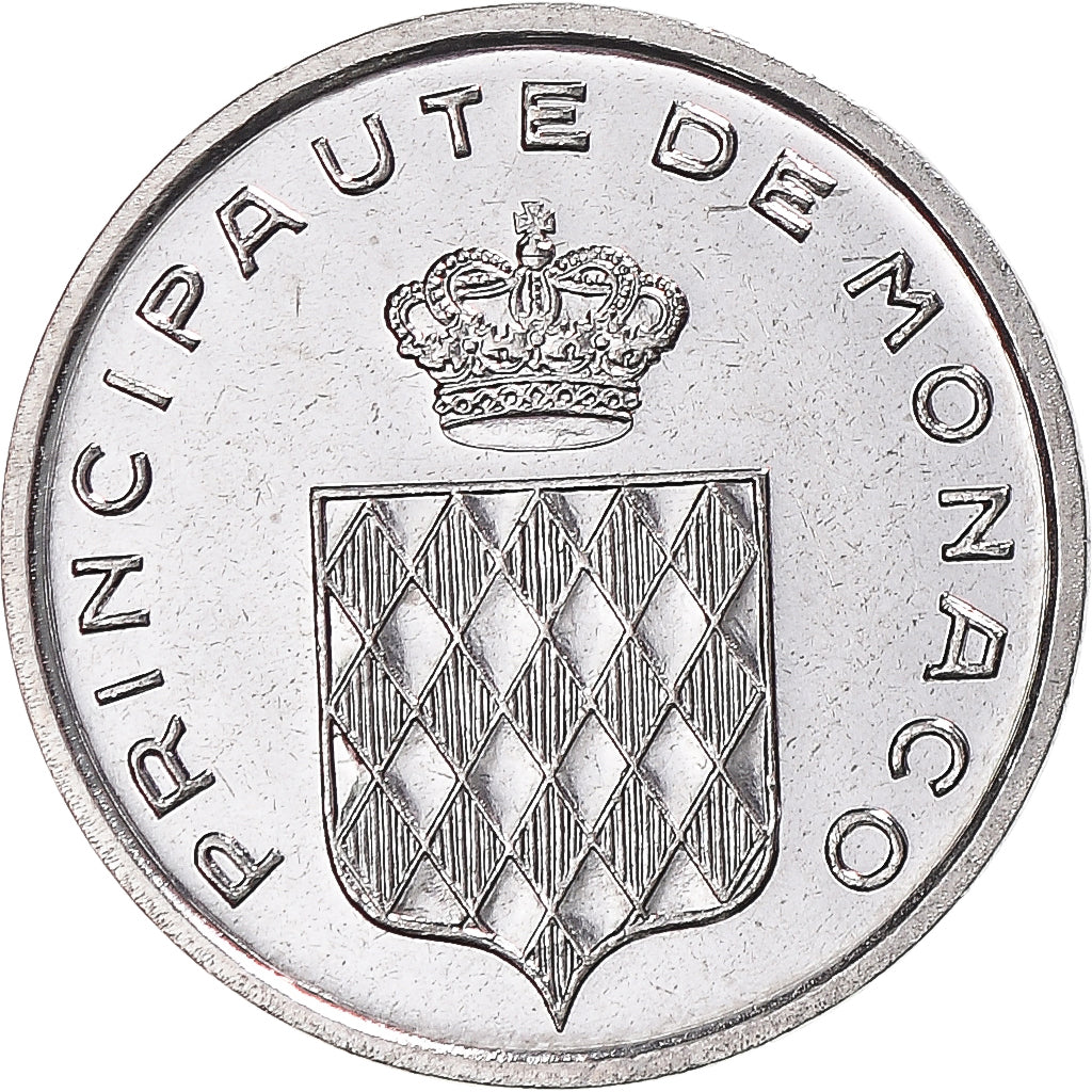 Coin, Monaco, Rainier III, Centime, 1995, Paris, BU, MS(65-70), Stainless Steel