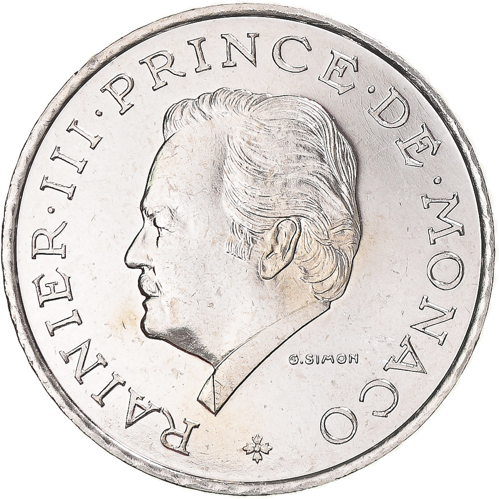 Coin, Monaco, Rainier III, 2 Francs, 1995, Paris, BU, MS(65-70), Nickel