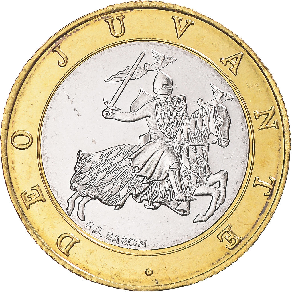 Coin, Monaco, Rainier III, 10 Francs, 1995, Paris, BU, MS(65-70), Bi-Metallic