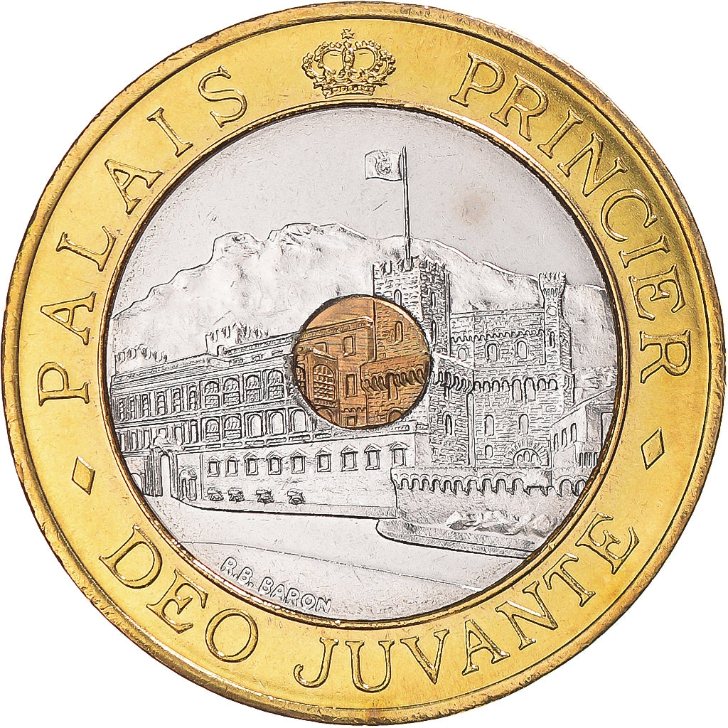 Coin, Monaco, Rainier III, 20 Francs, 1995, Paris, BU, MS(65-70), Bi-Metallic