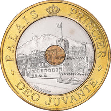 Coin, Monaco, Rainier III, 20 Francs, 1995, Paris, BU, MS(65-70), Bi-Metallic
